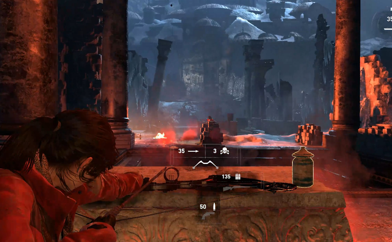 古墓丽影崛起怎么打败熊