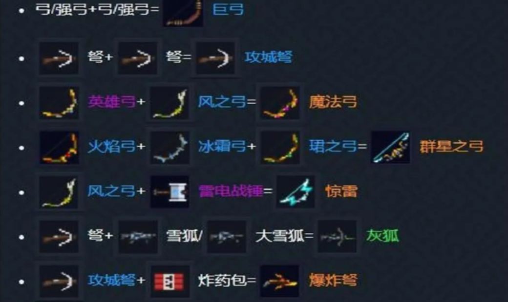 元气骑士什么武器可以融合装备的