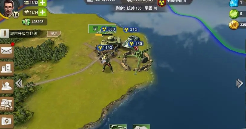 二战风云2六级炮塔怎么打