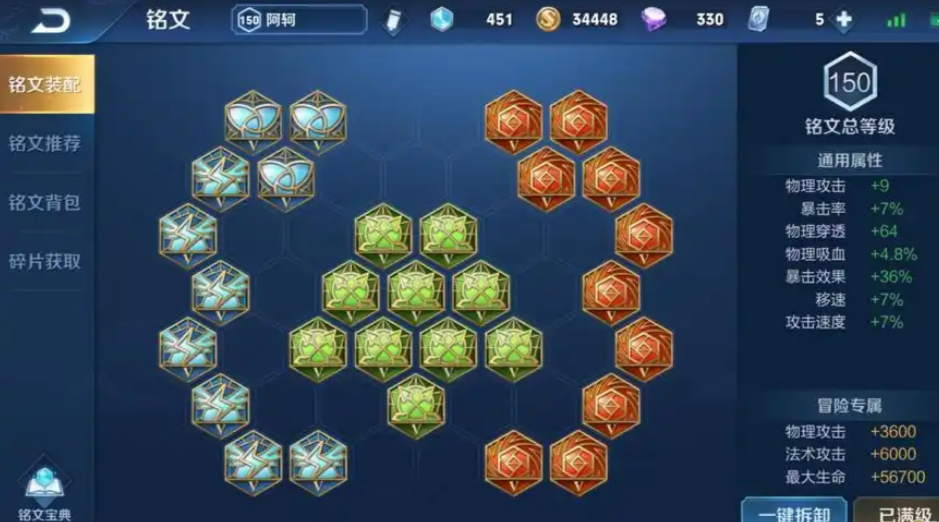 王者荣耀阿轲铭文怎么搭配 王者荣耀阿轲铭文怎么搭配