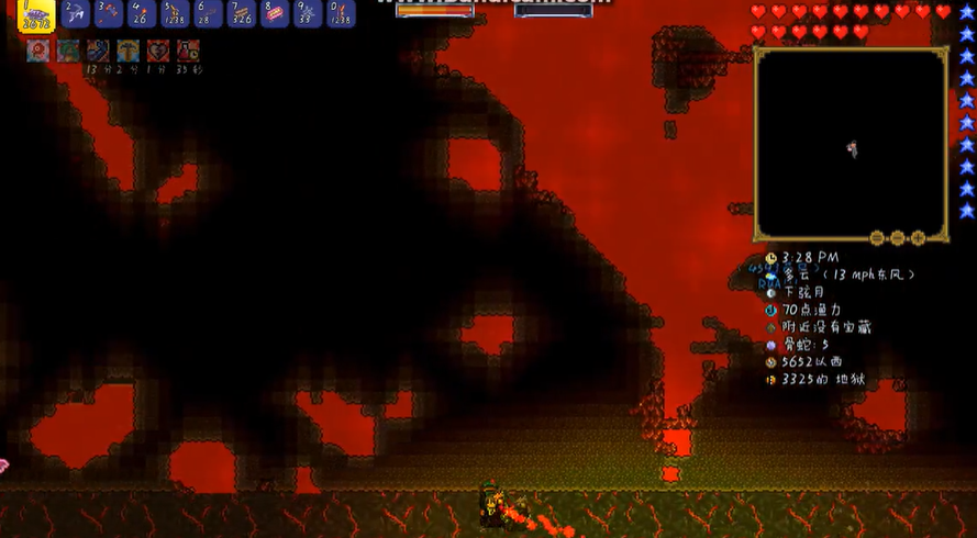 泰拉瑞亚地狱有什么东西