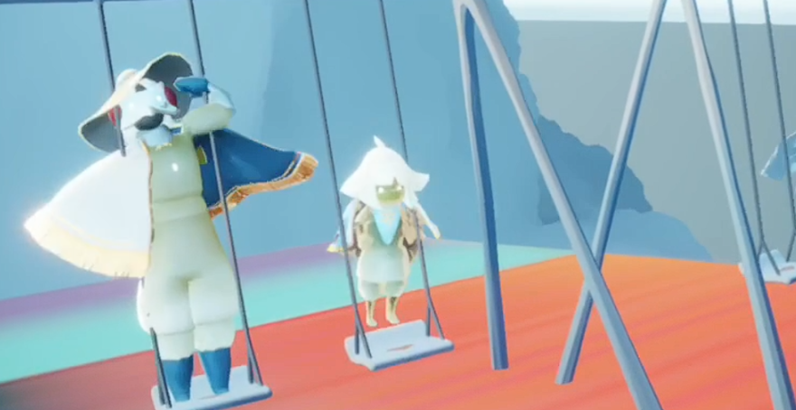 光遇秋千在水里怎么往下移动 光遇秋千在水里怎么往下移动