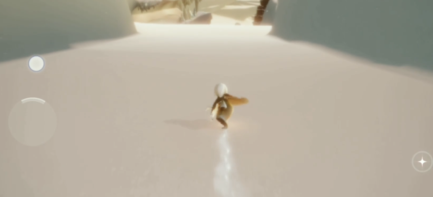 光遇怎么在平地上滑雪