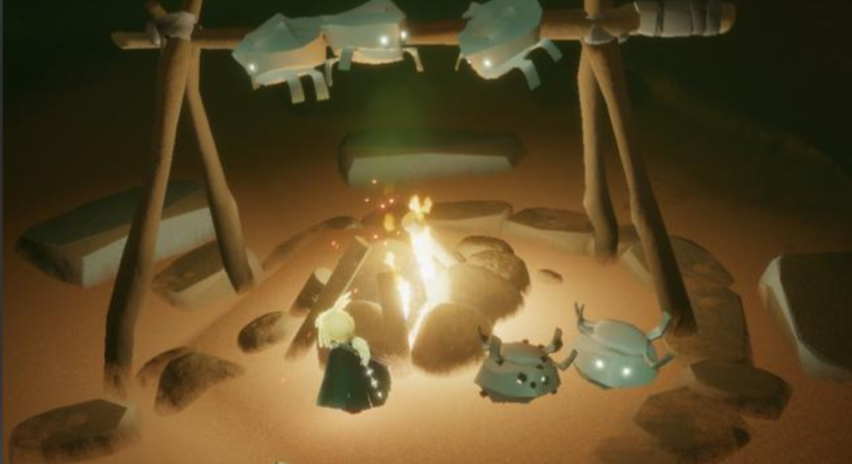 光遇怎么把螃蟹喂给皮皮虾