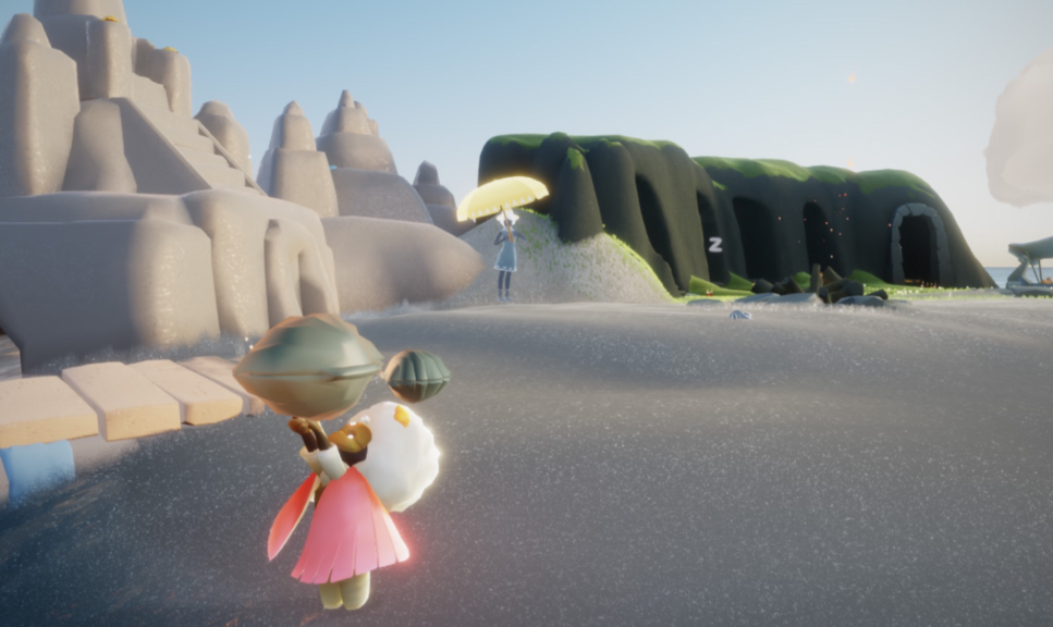 光遇怎么让贝壳炸飞自己