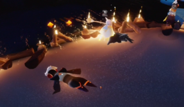 光遇怎么让贝壳炸飞自己