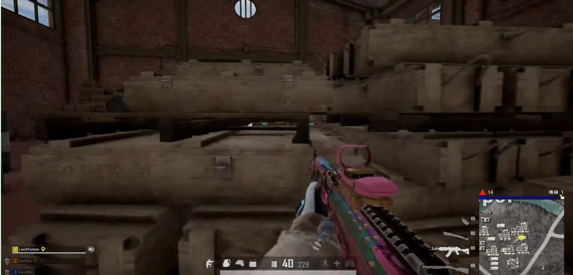 绝地求生如何上到仓库上面