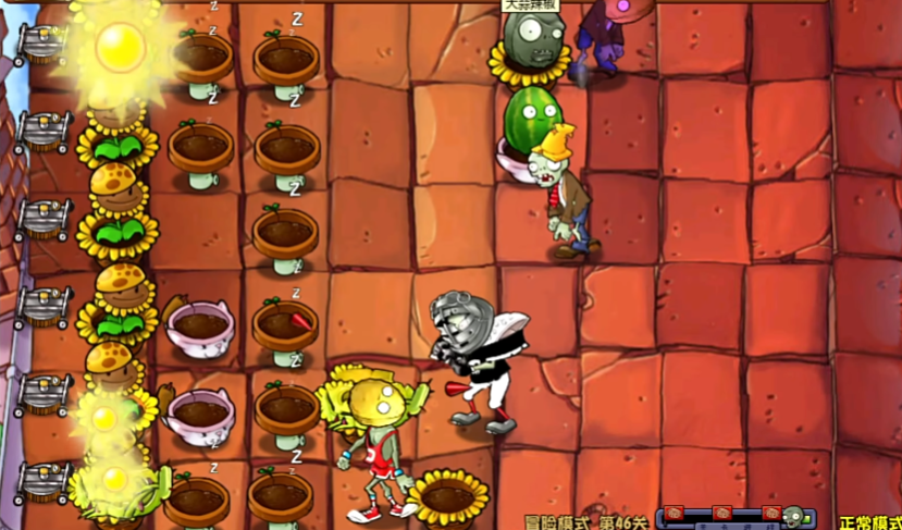 植物大战僵尸46关怎么过 植物大战僵尸46关怎么过