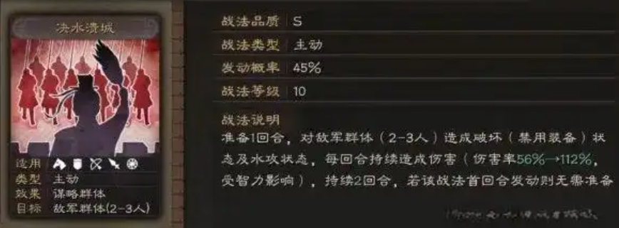 三国志战略版水攻战法有什么推荐