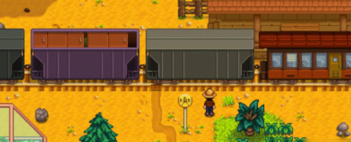 星露谷物语怎么让火车掉东西