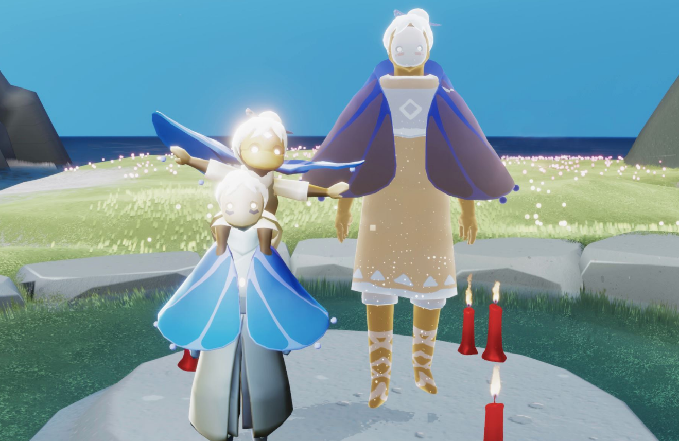 光遇背背动作有什么用