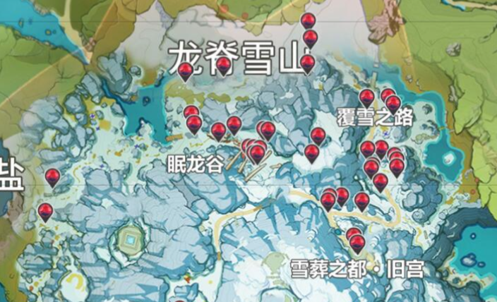 原神雪山最上面怎么上去