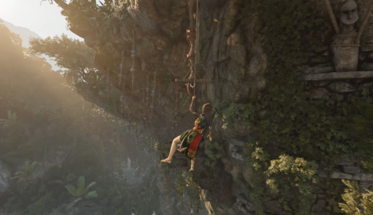 古墓丽影9怎么攀爬岩石