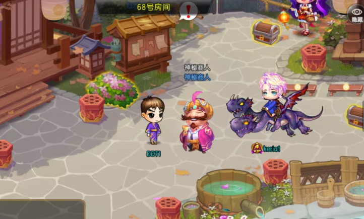 弹弹堂大冒险神秘商人怎么找