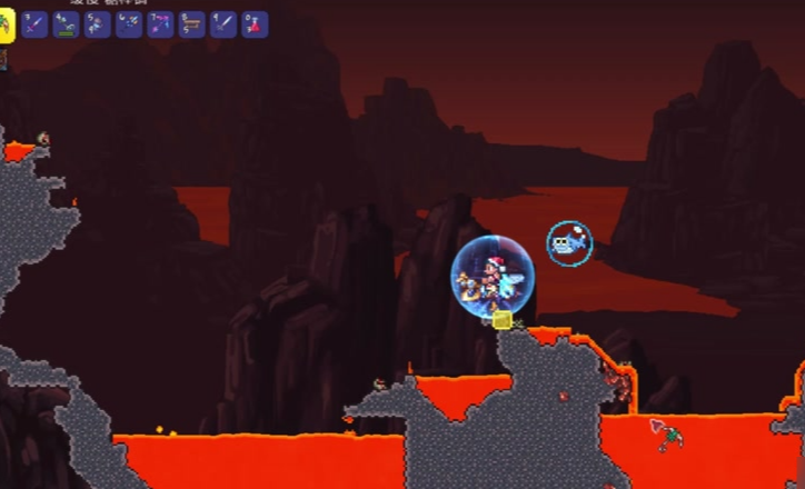 泰拉瑞亚怎么开地狱宝箱