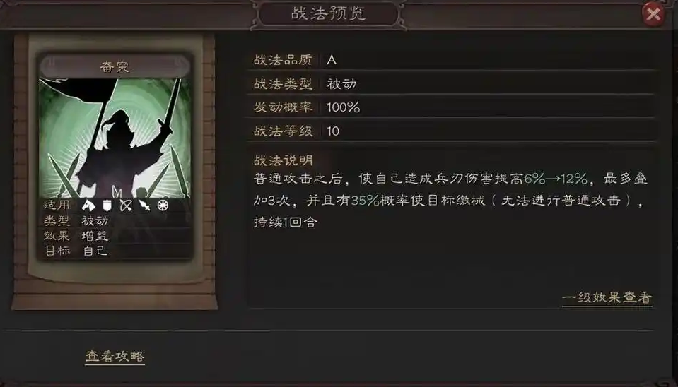 三国志战略版奋突战法怎么获得