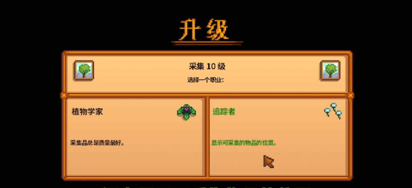 星露谷物语采集十级技能怎么选