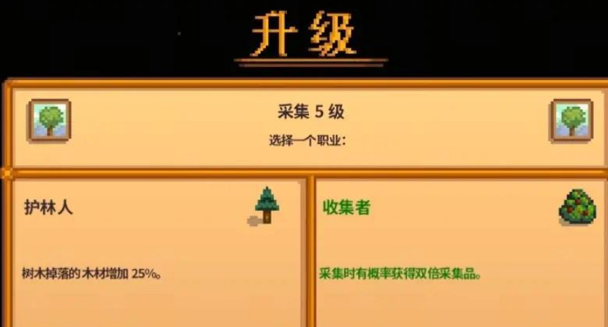 星露谷物语采集十级技能怎么选