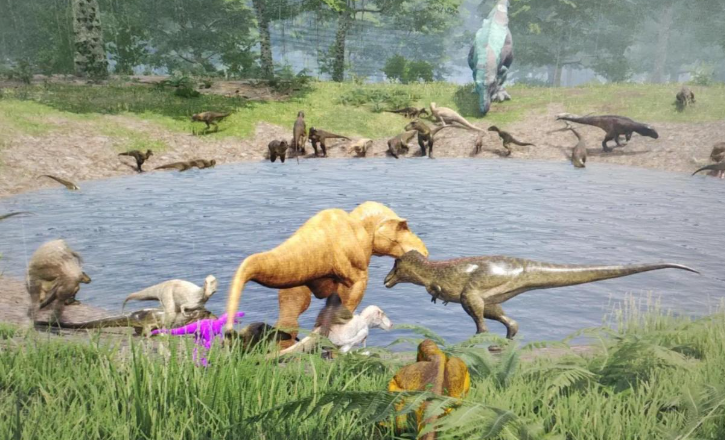 恐龙岛怎么喝水