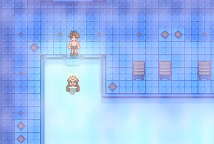 星露谷物语怎么带人去温泉