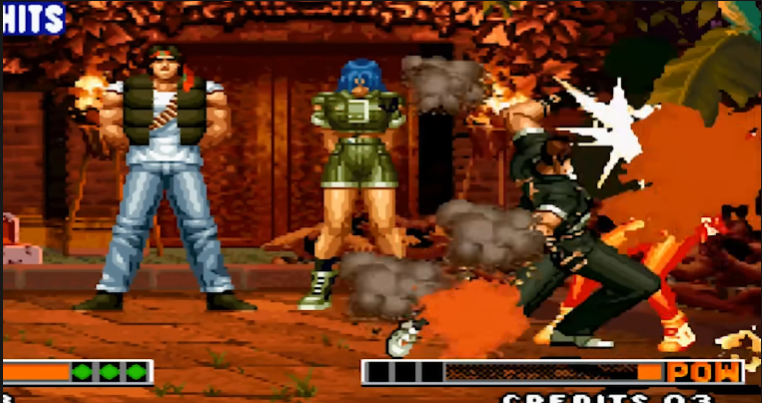 拳皇97里的火神怎么玩