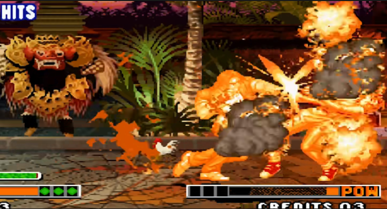 拳皇97里的火神怎么玩