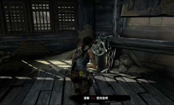 古墓丽影9怎么破坏木梁