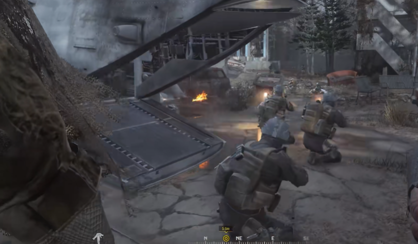 使命召唤4狙击关怎么过的