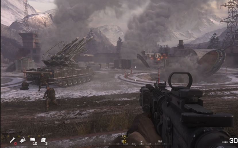 使命召唤4怎么摧毁防空炮