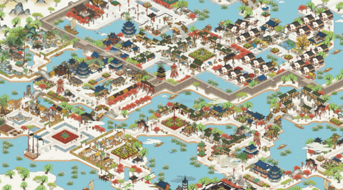 江南百景图小石桌在哪