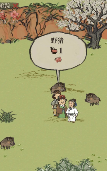 江南百景图怎么击败野猪