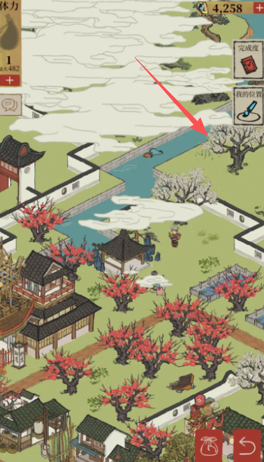 江南百景图梨树在哪里