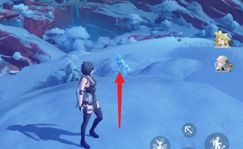 鸣潮怎么爬上冰锥顶端