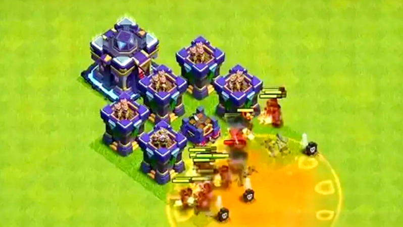 部落冲突咏王怎么放