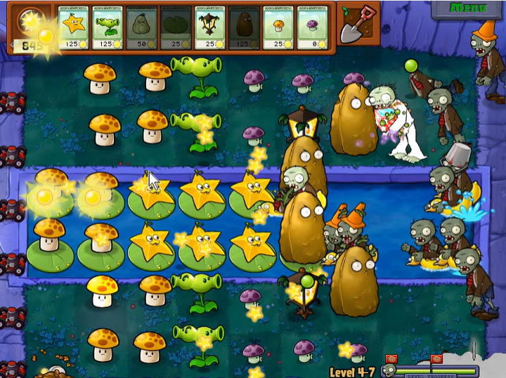 植物大战僵尸4-7怎么过