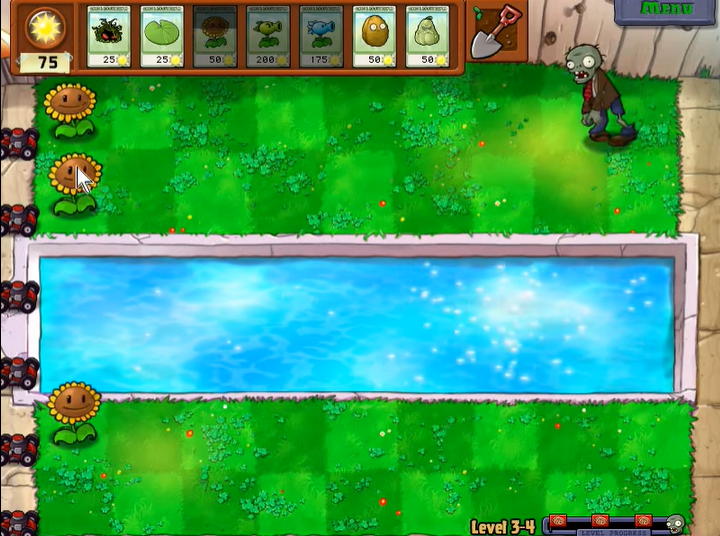 植物大战僵尸3-4怎么过