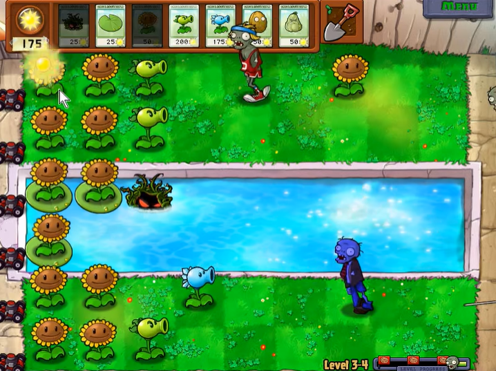植物大战僵尸3-4怎么过