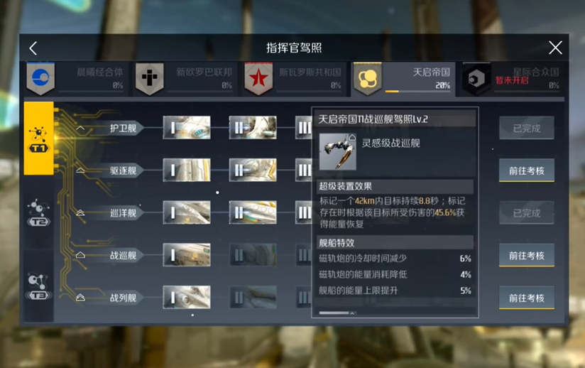 第二银河天启护卫舰哪个好